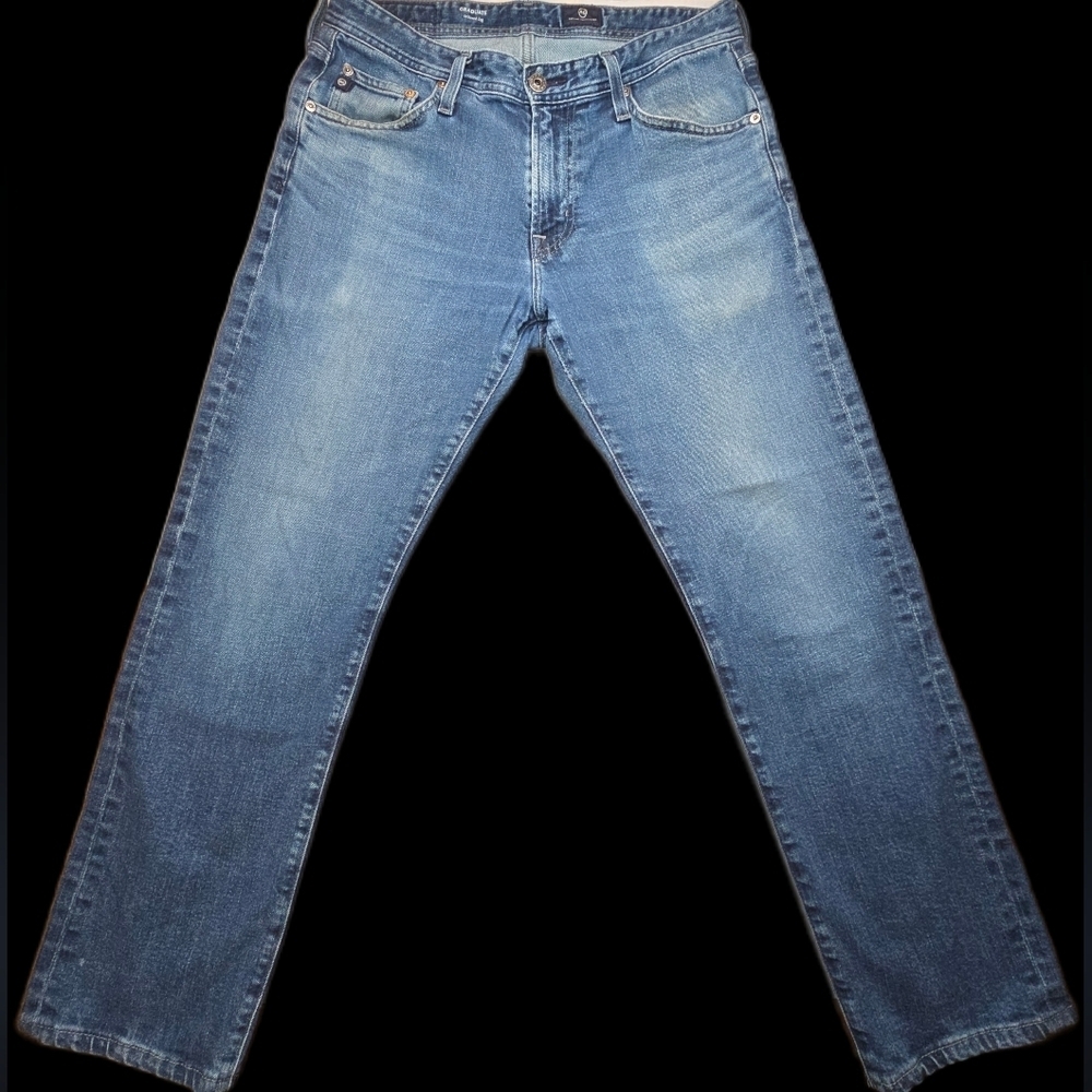 AG Adriano Goldschmied Graduate Tailored Straight Leg Jeans 31x34 Blue